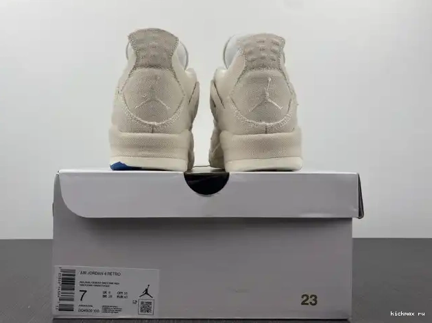 Rep Kickmax DQ4909-100 Jordan Blank (W) Retro 4 Canvas 0507